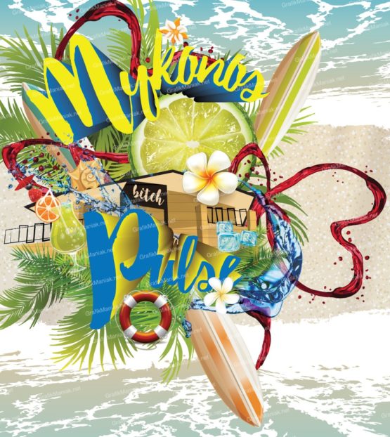 Beachfront Party Poster