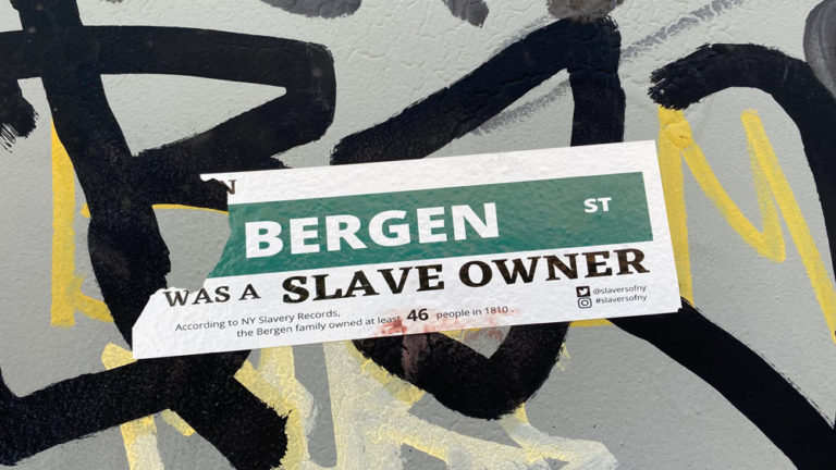 Bergen was a slave owner